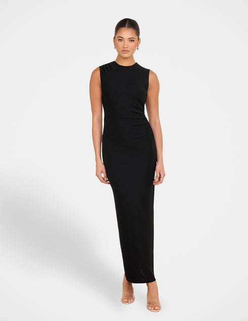 Margo High Neck Lurex Maxi